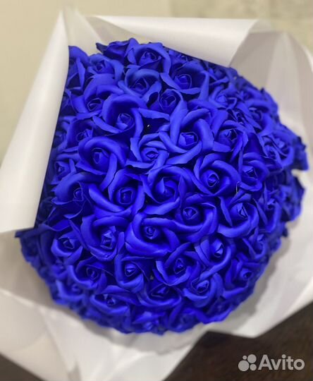 Букет из мыльных роз 101 шт