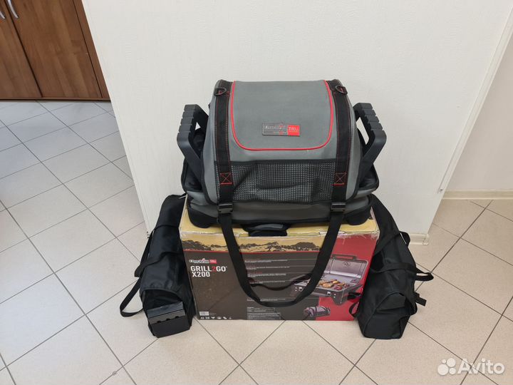 Портативный газовый гриль char-broil 200