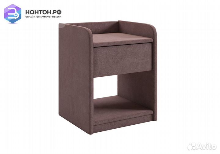 Тумба прикроватная Аманда 2 пудра