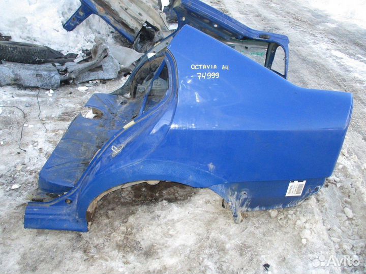 Крыло заднее левое Skoda Octavia 1 (1U)