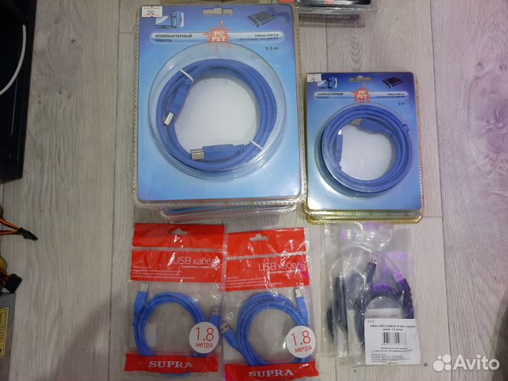 USB кабели AM-BM и AM/mini B 4 pin