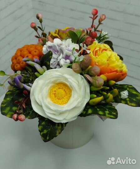 Мыльные букеты