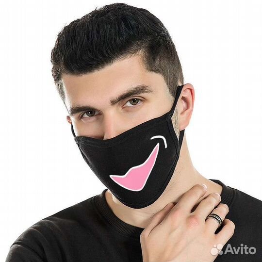 Маска защитная прикольная 8 видов