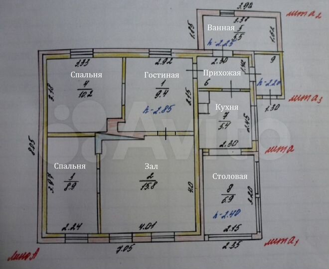 Дом 67,3 м² на участке 5,8 сот.