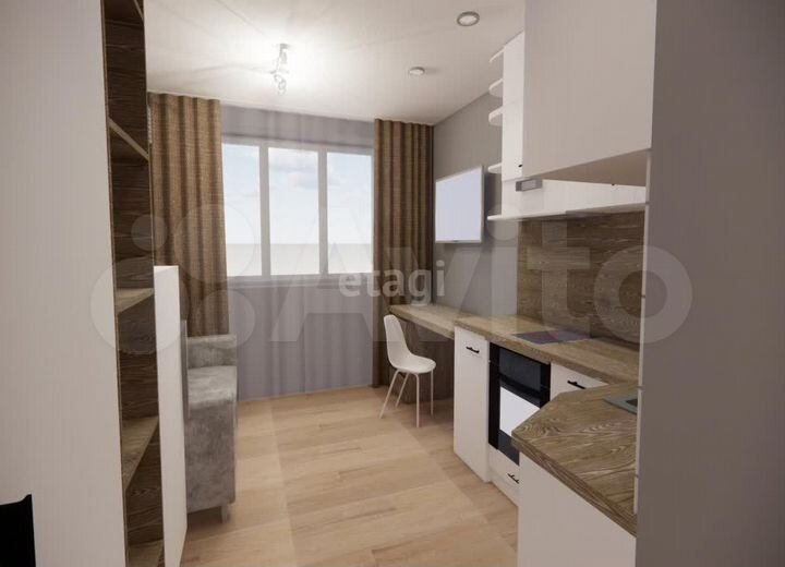 Квартира-студия, 17,7 м², 1/5 эт.