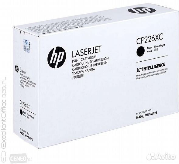 HP CF226XC картридж черный (дефект коробки)