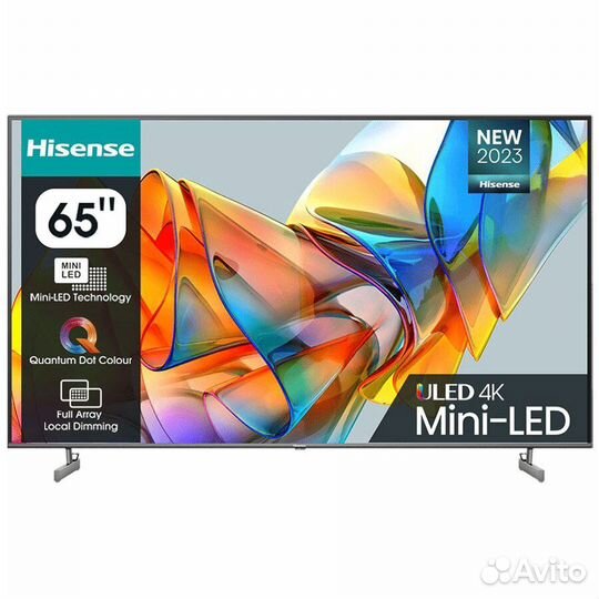 Телевизор Hisense 65U6KQ темно-серый