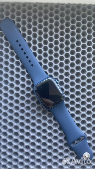 Часы apple watch 7 41 mm синие