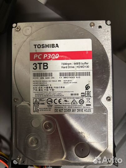 Жесткий диск toshiba 3тб