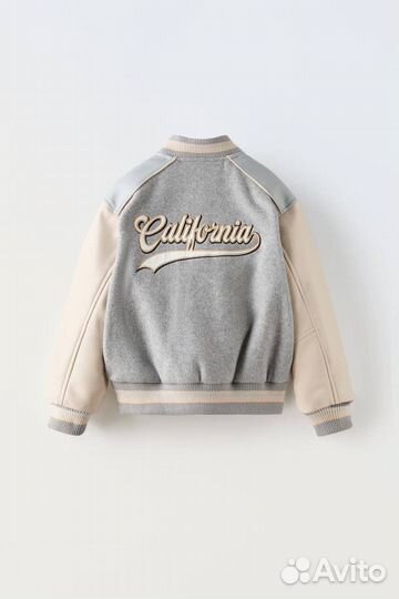 Куртка бомбер Zara унисекс 130,140,152,164