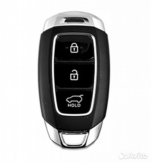 Чехол на ключ Hyundai / Хендай TPU carbon green