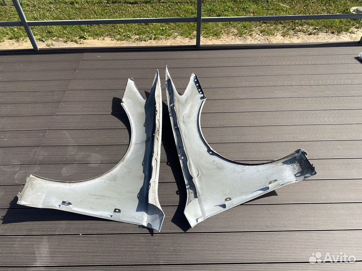 Крыло переднее правое белое Audi A6 C7