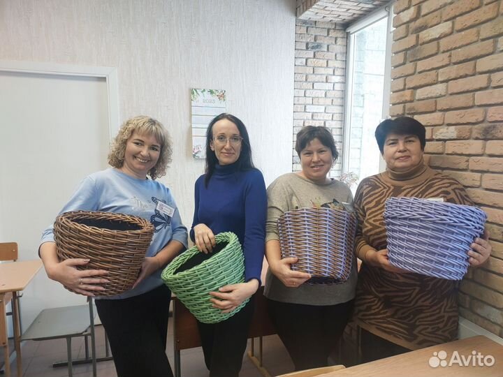 Мастер класс плетение кашпо эко-ротанг