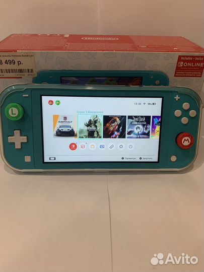 Nintendo switch lite с играми