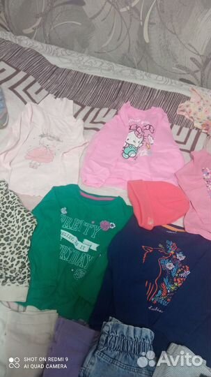 Вещи пакетом для девочки 98 104