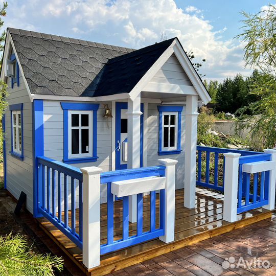 Уличные Детские игровые домики, площадки на дачу