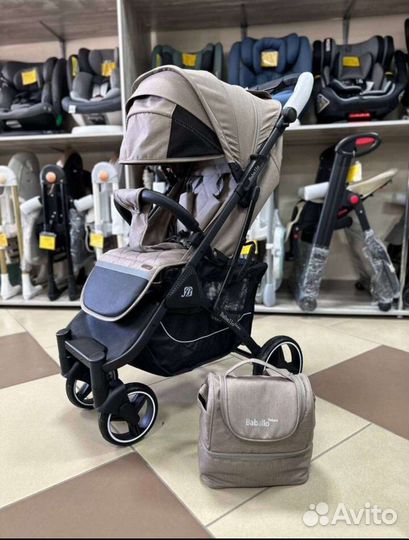 Прогулочная коляска новая Baballo 23г, коричневый