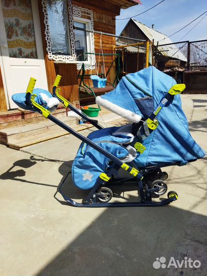 Коляска санки