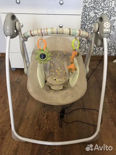 Детские электронные качели для новорожденных