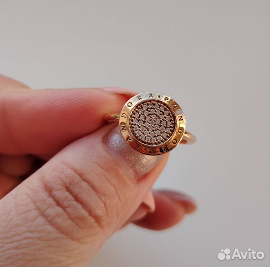 Pandora кольцо 56