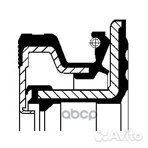 Сальник ступицы колеса 12018035B Corteco