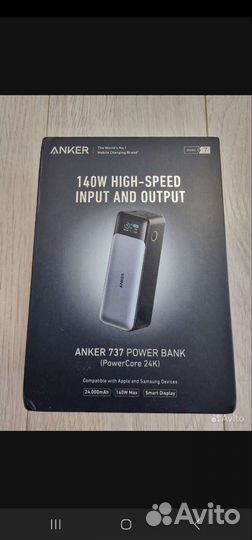 Ugreen CD289 140W чёрныйи Anker 737 140W 24000mAh