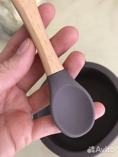 Детская силиконовая тарелка на присоске