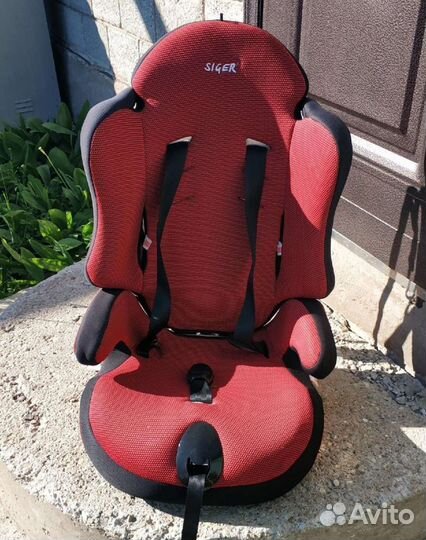 Автокресло 9 - 36 кг Siger Прайм Isofix (красный)