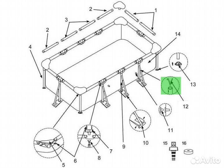 10577 Пружинный фиксатор