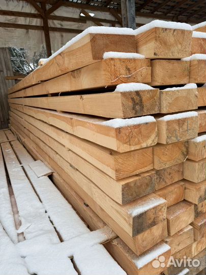 Брус обрезной ев 100*200*6м 1 сорт ГОСТ хвоя