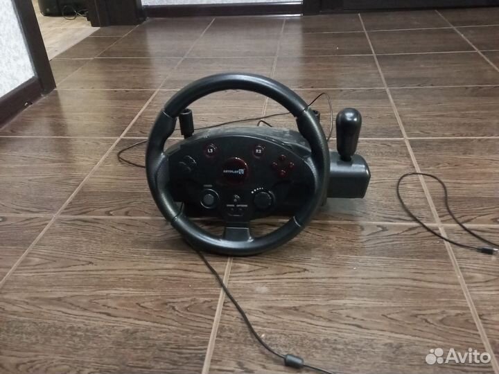 Игровой руль с педалями для ps4