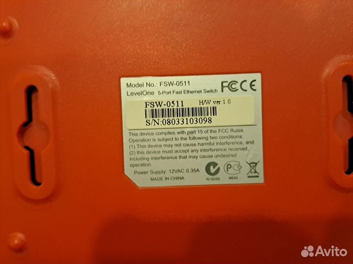 Коммутатор LevelOne FSW-0511