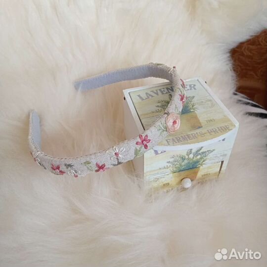 Ободок для волос ручной работы