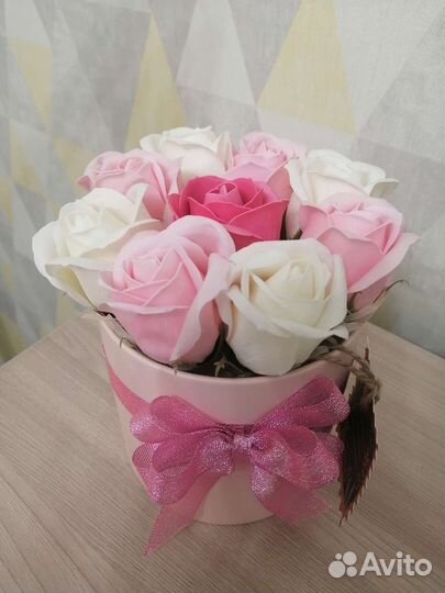 Букет цветов из мыла