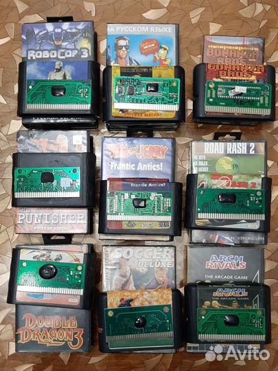 Полноплатные картриджи Sega