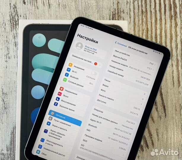 iPad Mini 6 256Gb Cellular (АКБ 92%)