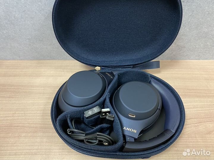 Sony WH-1000XM4, «полуночный синий» WH1000XM4L.E-u