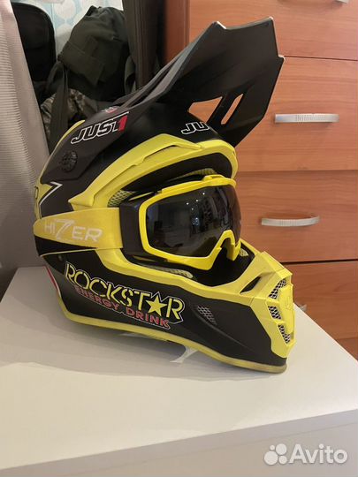 Шлем кросс/ эндуро Just1 Rockstar