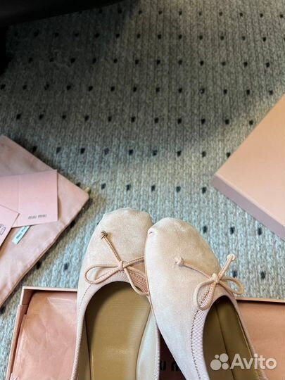 Балетки MIU MIU