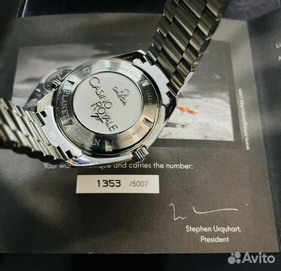 Omega Seamaster Planet Ocean Casino Royale Bond007