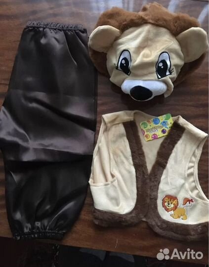 Костюм: волк, жираф, буратино, лев