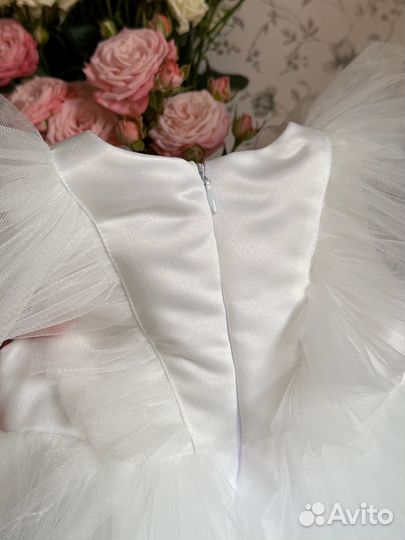 Платье пышное на годик 80