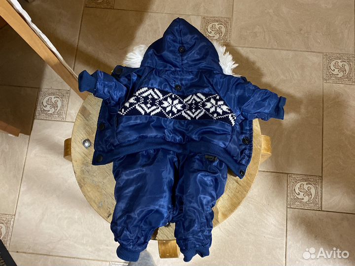 Зимний комбенизон для собак мелких пород