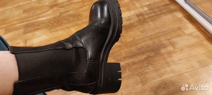 Ботинки батальоны каблук 5 см