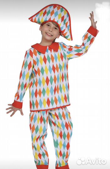 Костюм карнавальный / новогодний Арлекино