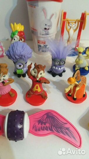 Игрушки из Макдональдса, кинотеатра