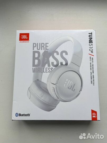 Беспроводные наушники jbl tune 510bt