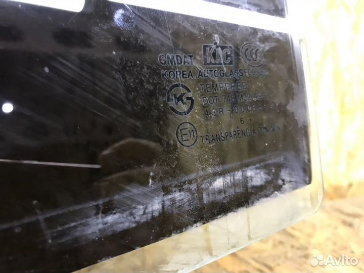Стекло двери заднее левое Chevrolet Lacetti