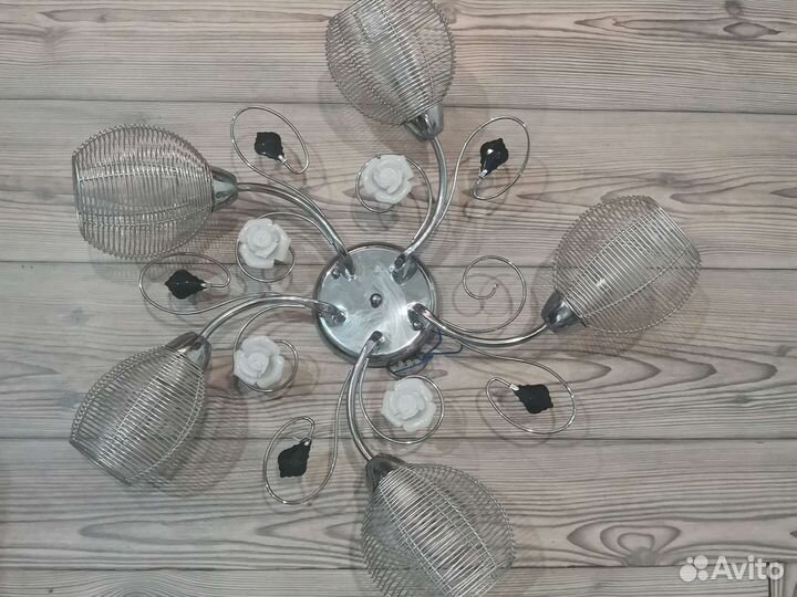Люстра потолочная подвесная бу