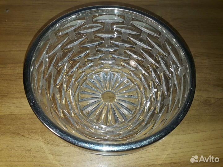 Хрустальная салатница СССР